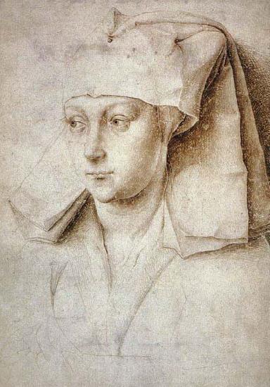 WEYDEN, Rogier van der Portrait of a Young Woman oil painting image